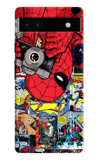 Spider Man Google Pixel 6A Hard Case Back Cover by Casekaro
