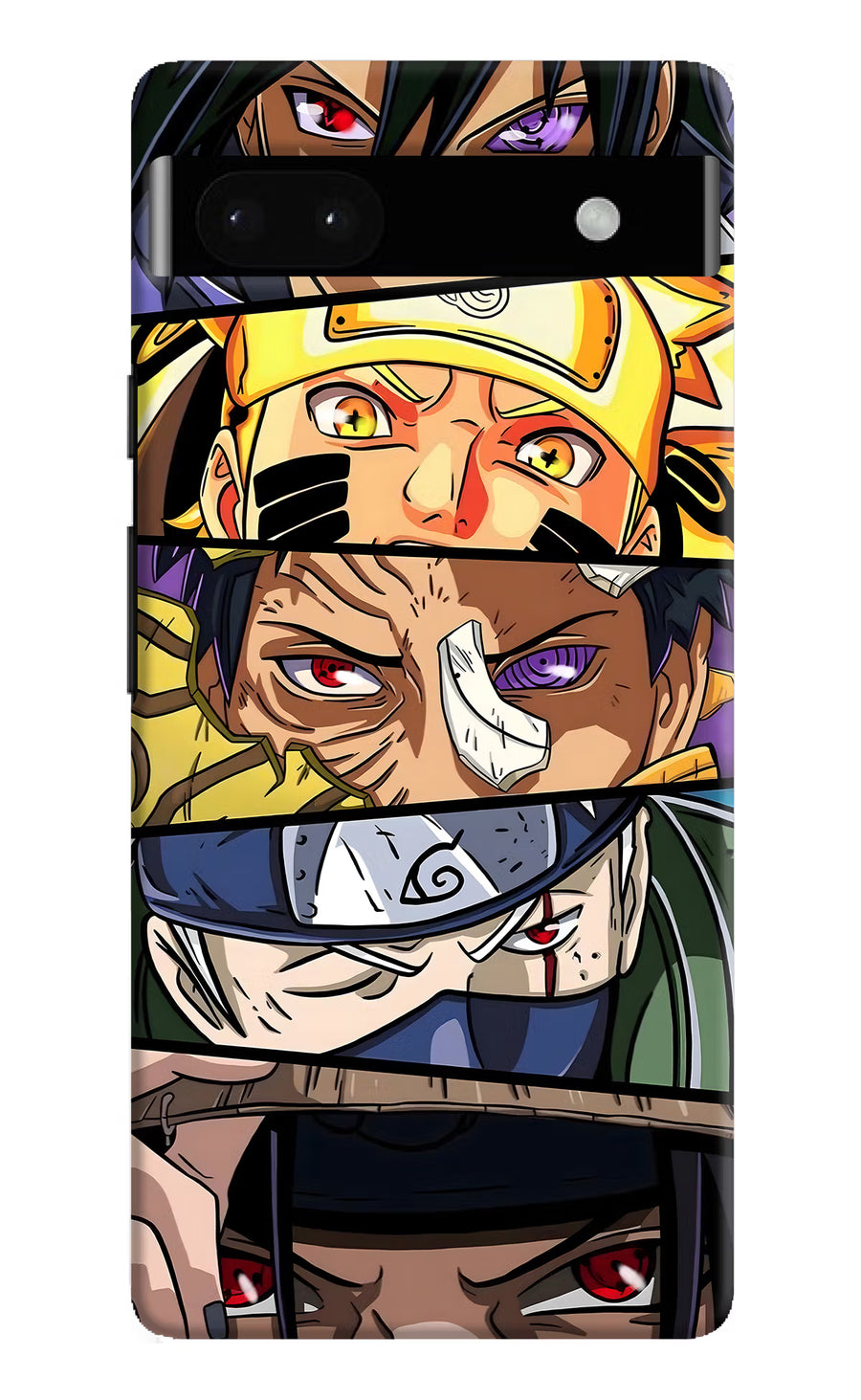 Naruto Character Google Pixel 6A Back Cover, Hard case