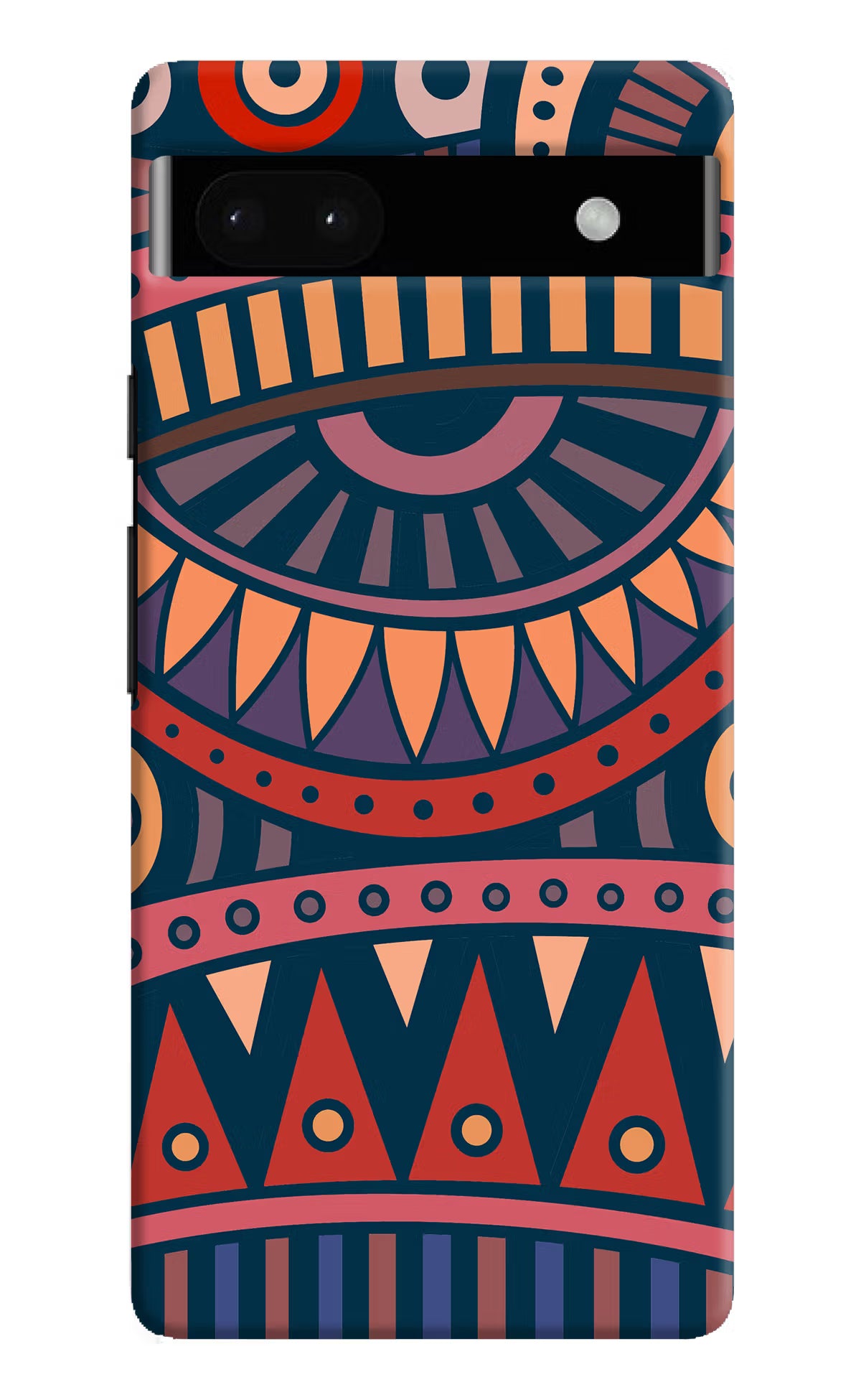 African Culture Design Google Pixel 6A Hard Case Back Cover by Casekaro