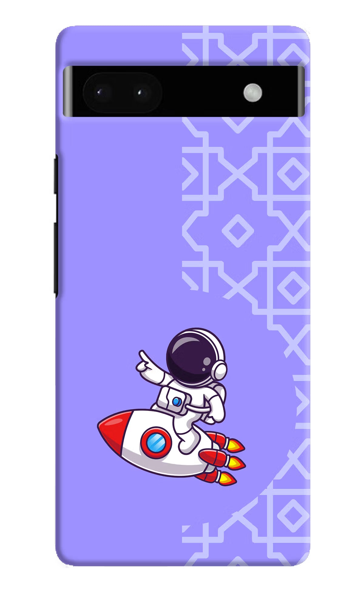 Cute Astronaut Google Pixel 6A Hard Case Back Cover by Casekaro