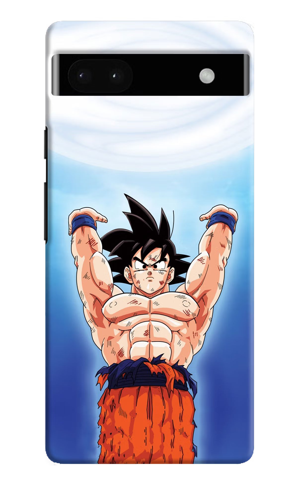 Goku Power Google Pixel 6A Hard Case Back Cover by Casekaro