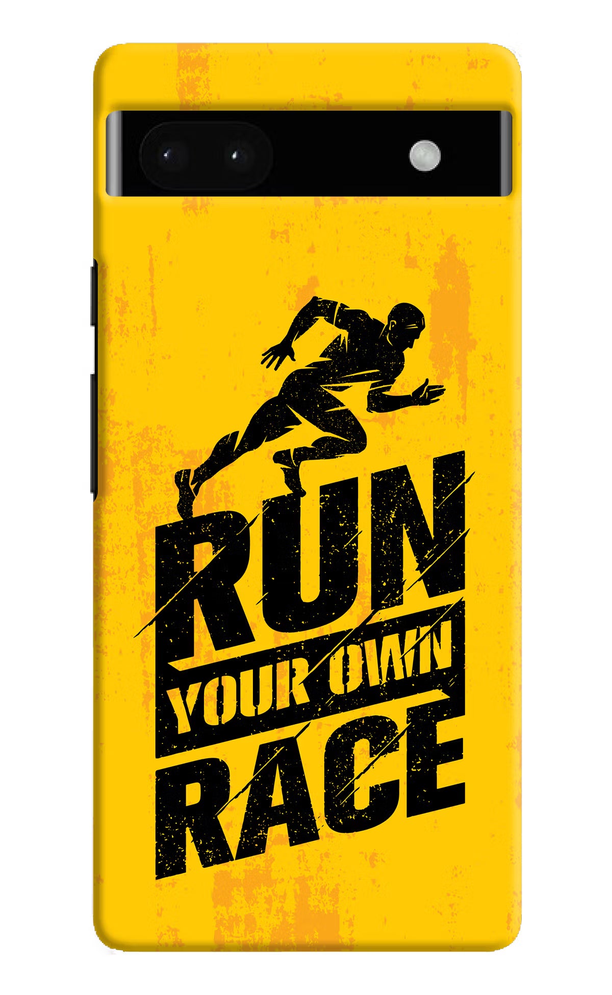 Run Your Own Race Google Pixel 6A Hard Case Back Cover by Casekaro