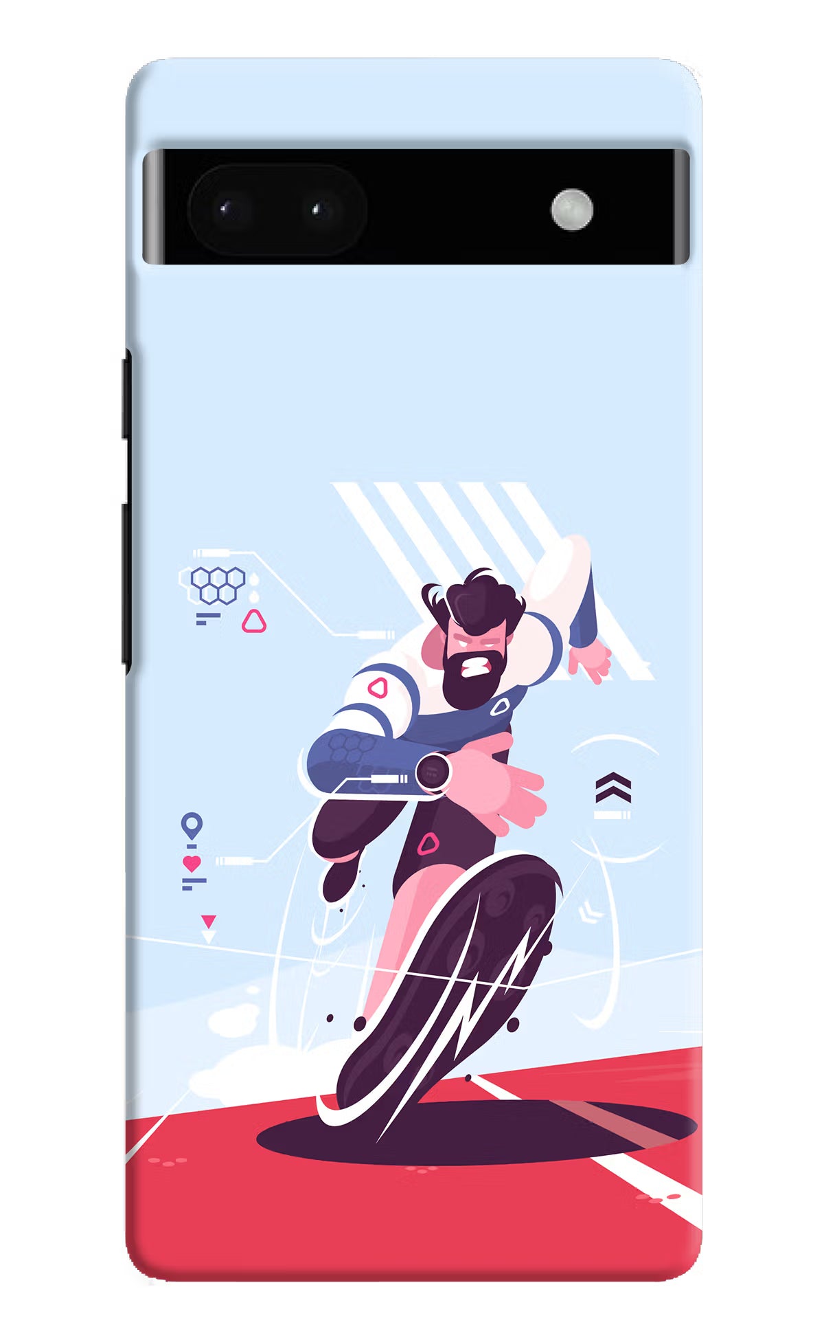 Run Pro Google Pixel 6A Hard Case Back Cover by Casekaro