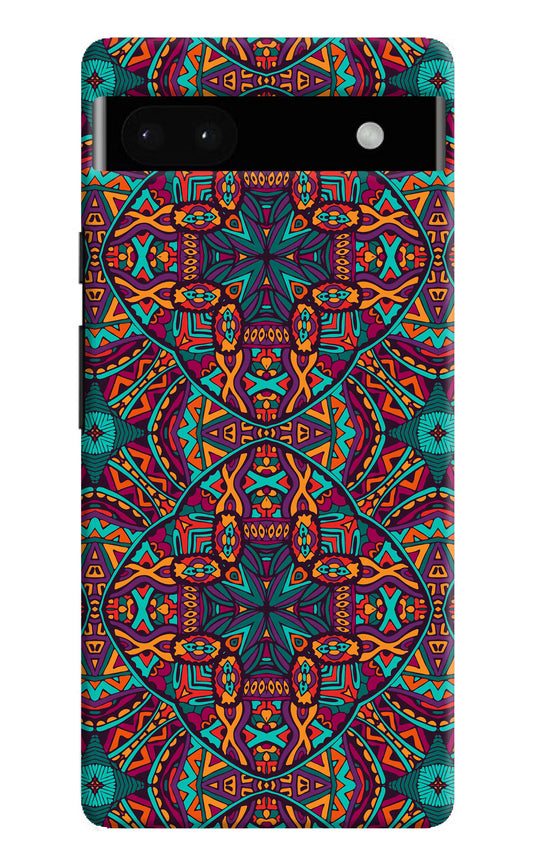 Colour Mandala Google Pixel 6A Hard Case Back Cover by Casekaro