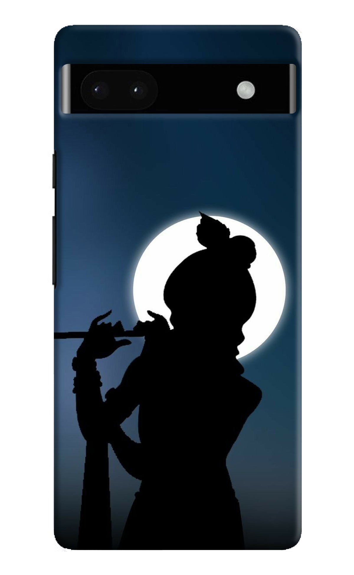 Shri Krishna Silhouette Google Pixel 6A Back Cover