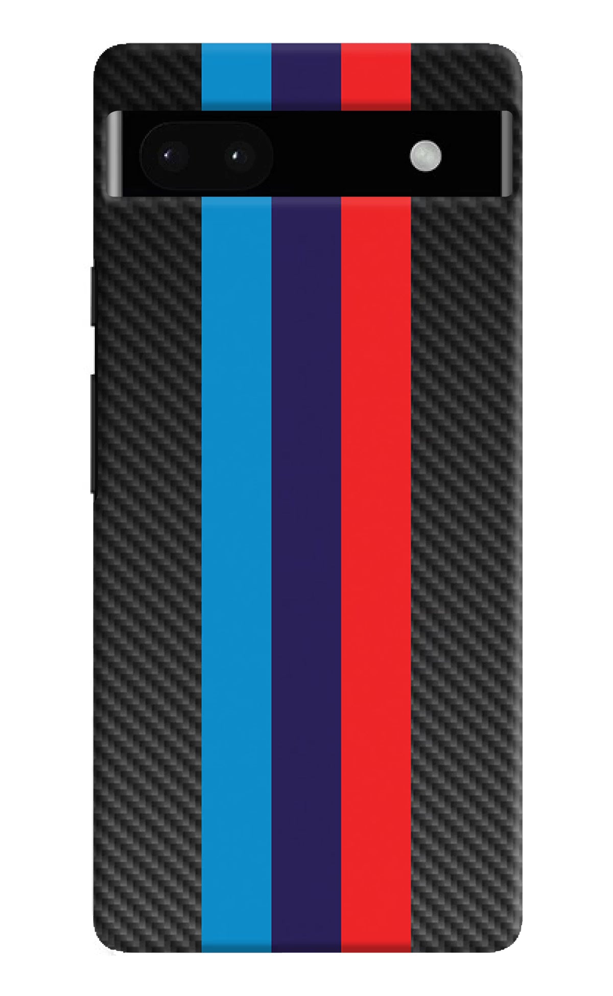 BMW Stripes Pattern Google Pixel 6A Hard Case Back Cover by Casekaro