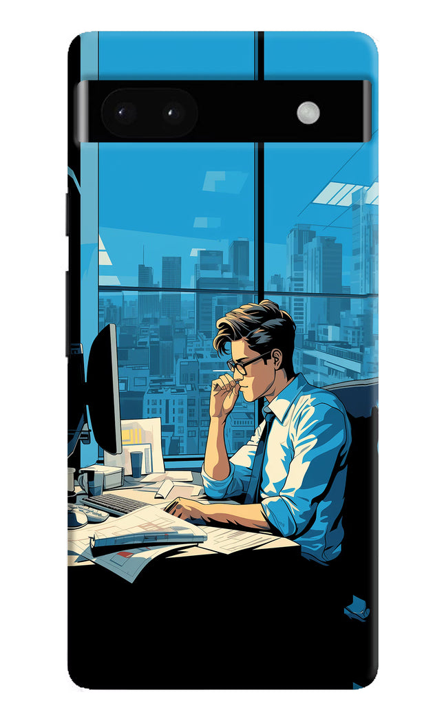 Focused Hustler (AI Generated) Google Pixel 6A Hard Case Back Cover by Casekaro