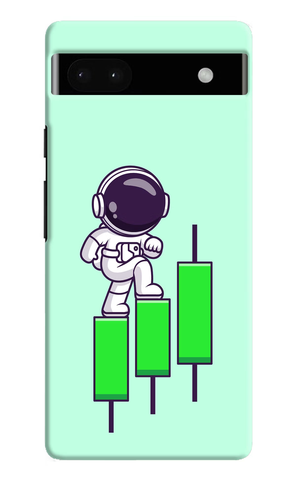 Astronaut Trader Google Pixel 6A Hard Case Back Cover by Casekaro