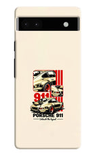 Classic Porsche 911 Google Pixel 6A Hard Case Back Cover by Casekaro