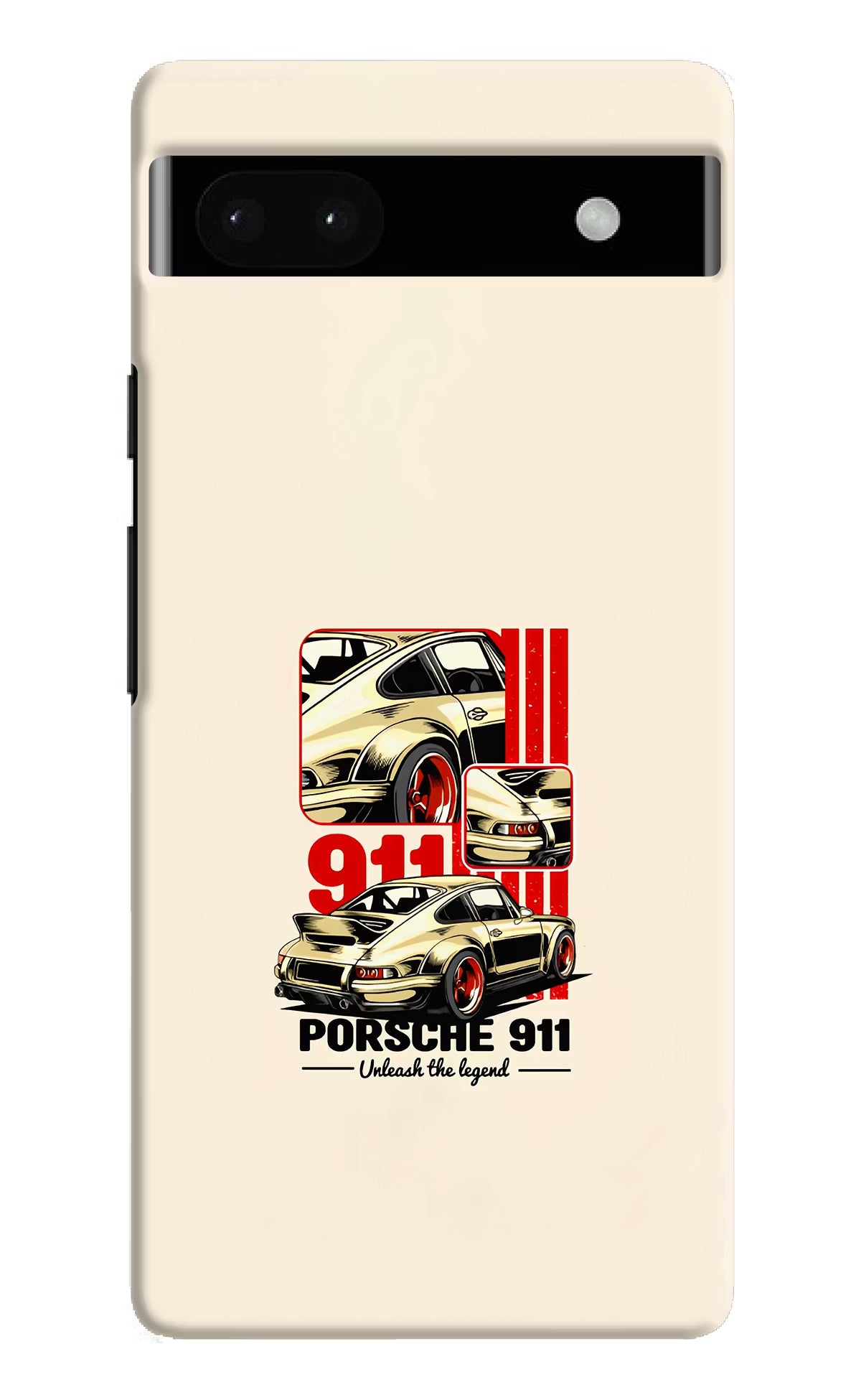 Classic Porsche 911 Google Pixel 6A Hard Case Back Cover by Casekaro