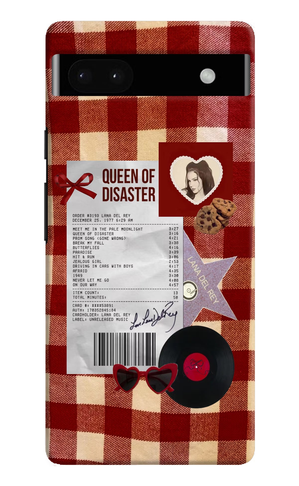 Queen of Disaster Google Pixel 6A Hard Case Back Cover by Casekaro