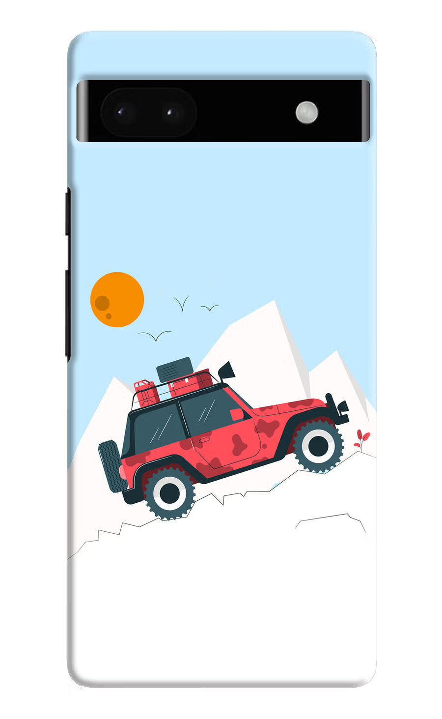 Mountain Trail Beast Google Pixel 6A Back Cover, Hard case