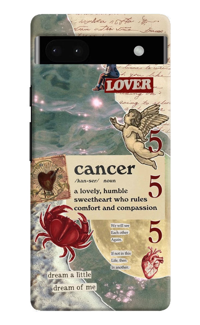 Cancer Zodiac Google Pixel 6A Hard Case Back Cover by Casekaro