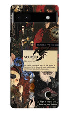 Scorpio Zodiac Google Pixel 6A Hard Case Back Cover by Casekaro