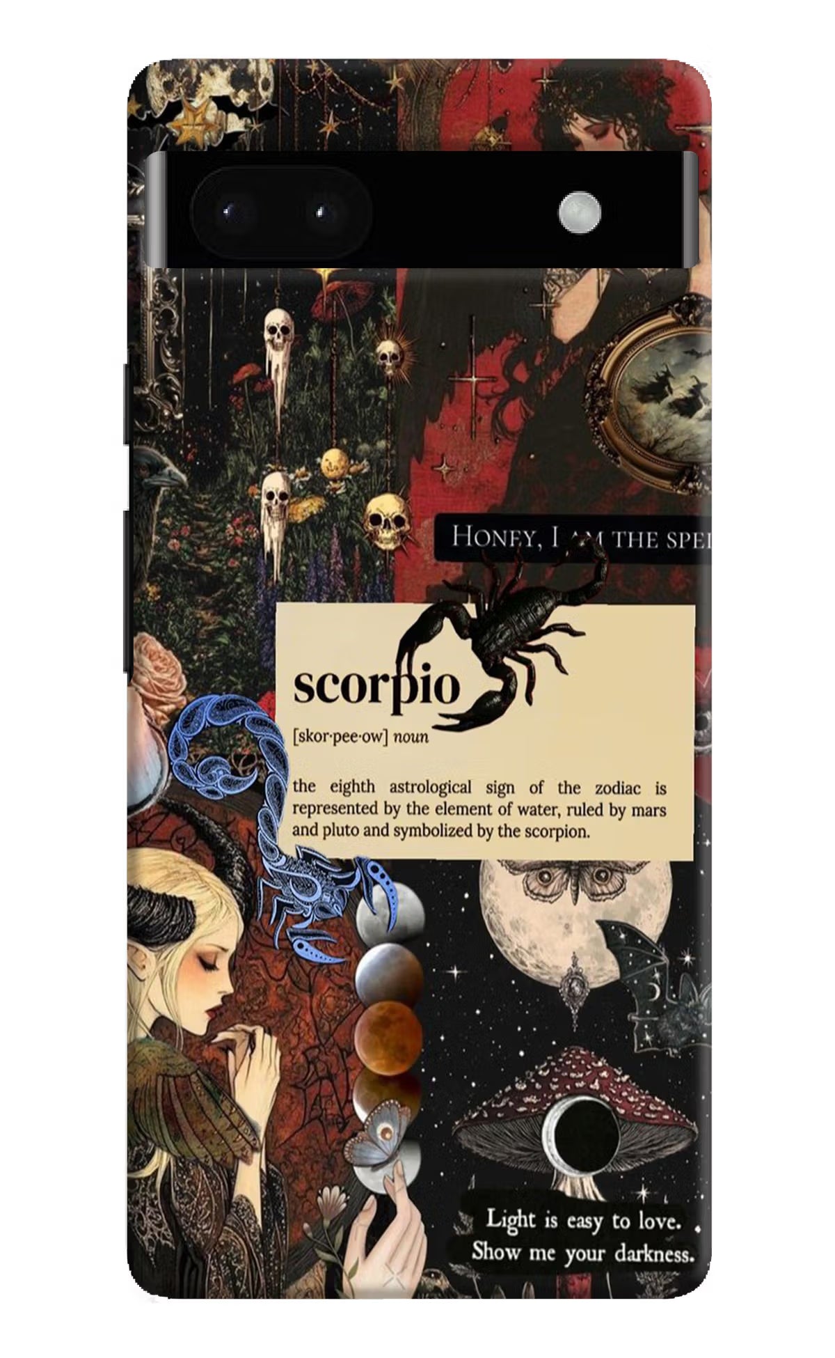 Scorpio Zodiac Google Pixel 6A Hard Case Back Cover by Casekaro
