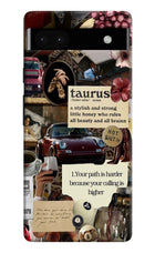 Taurus Zodiac Google Pixel 6A Hard Case Back Cover by Casekaro