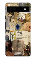 Virgo Zodiac Google Pixel 6A Hard Case Back Cover by Casekaro