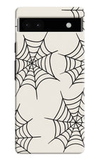 Spider Web Google Pixel 6A Hard Case Back Cover by Casekaro