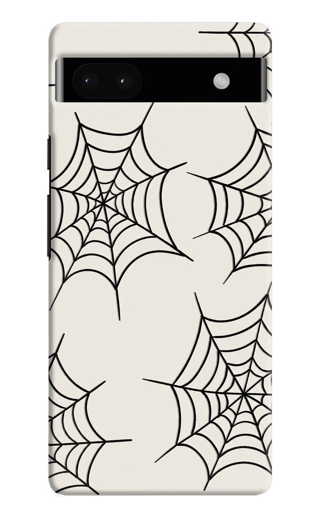 Spider Web Google Pixel 6A Hard Case Back Cover by Casekaro