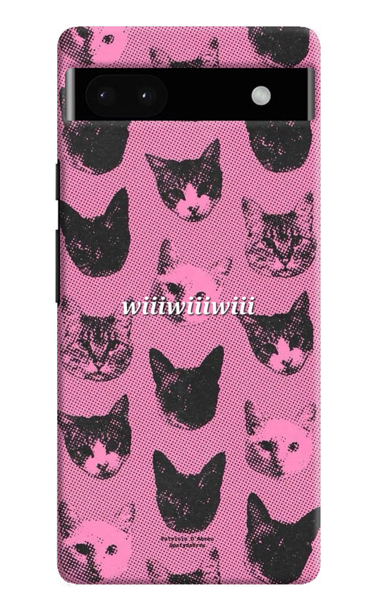 Pink Cats Google Pixel 6A Back Cover