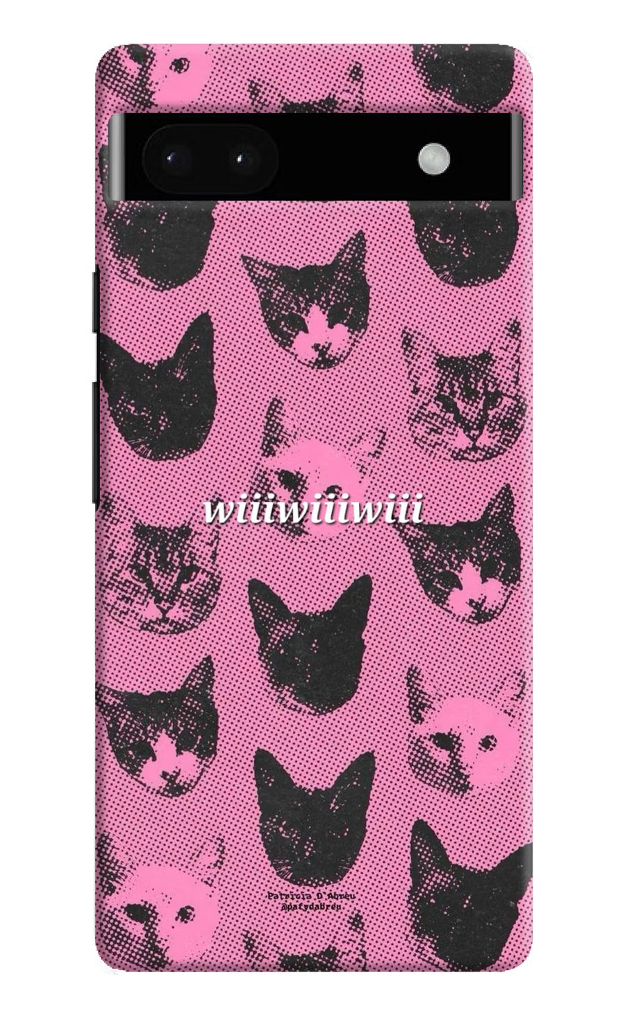 Pink Cats Google Pixel 6A Back Cover, Hard case