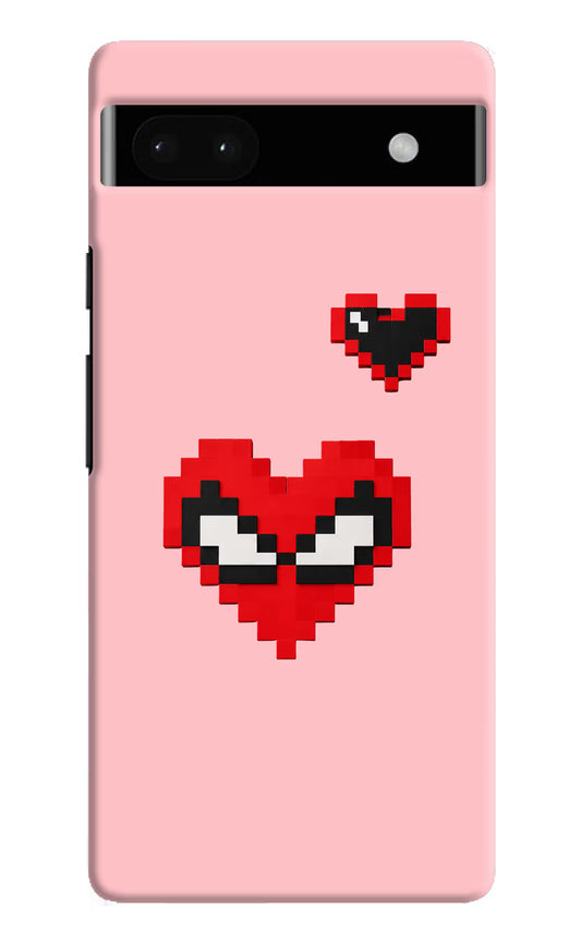Gwen Heart Google Pixel 6A Hard Case Back Cover by Casekaro