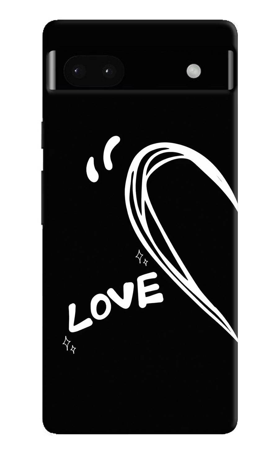 Love Line Google Pixel 6A Back Cover, Hard case