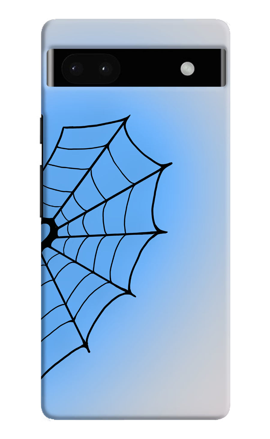 Blue Web Google Pixel 6A Back Cover, Hard case