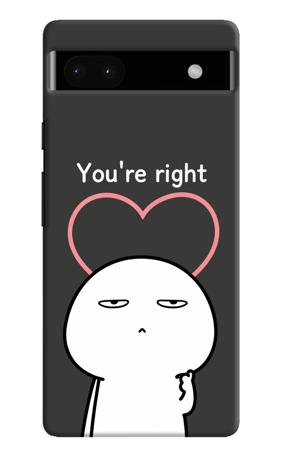 You're Right Google Pixel 6A Back Cover, Hard case