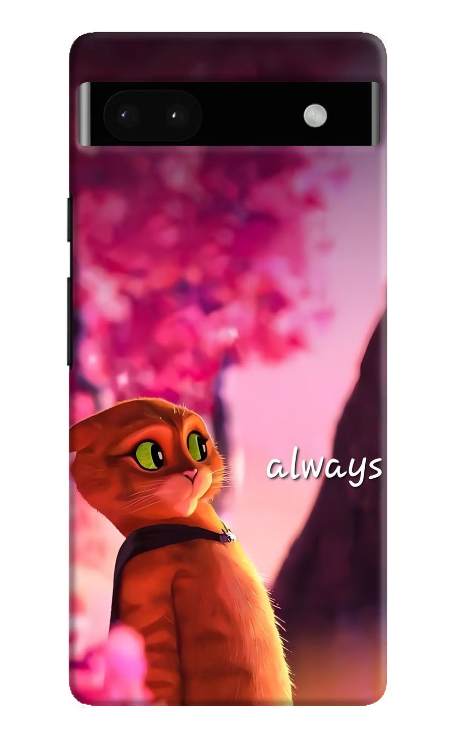 Always Cat Google Pixel 6A Back Cover, Hard case