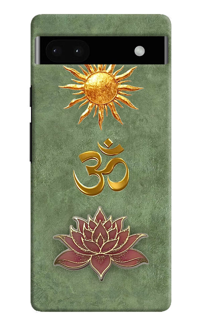 Om & Lotus Google Pixel 6A Back Cover