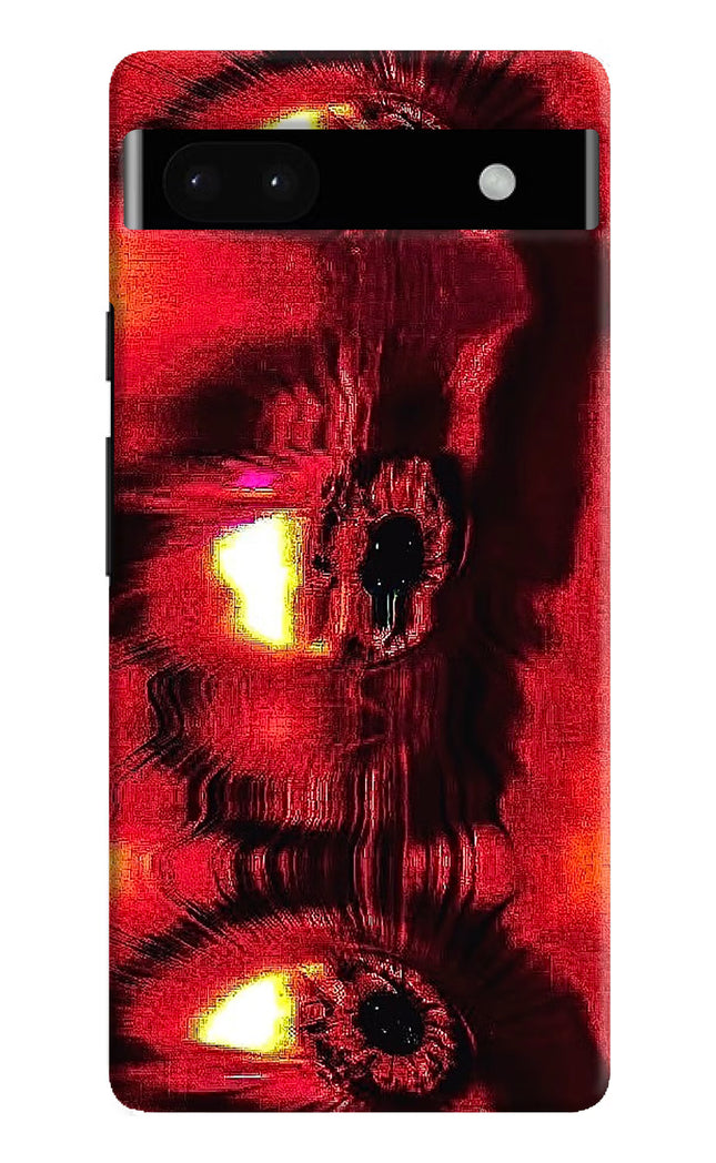Fire Eye Google Pixel 6A Hard Case Back Cover by Casekaro