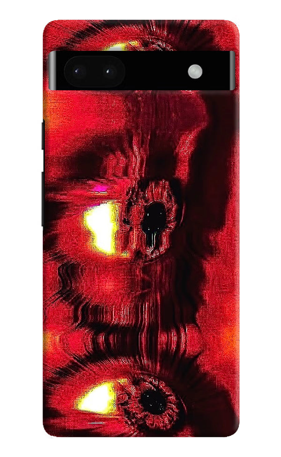 Fire Eye Google Pixel 6A Back Cover, Hard case