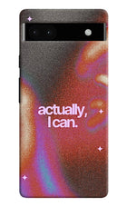 Pink Aura Google Pixel 6A Back Cover
