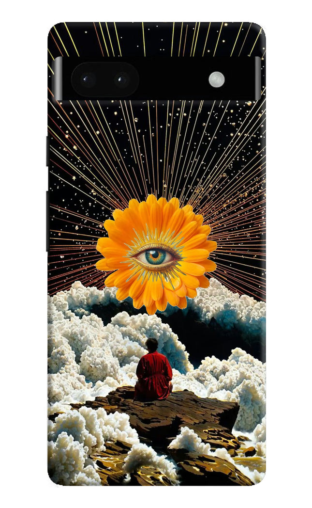 Cosmic Flower Google Pixel 6A Hard Case Back Cover by Casekaro