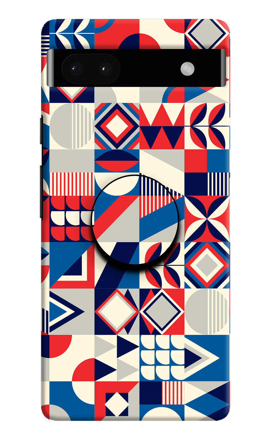 Colorful Pattern Google Pixel 6A Pop Case, Hard case