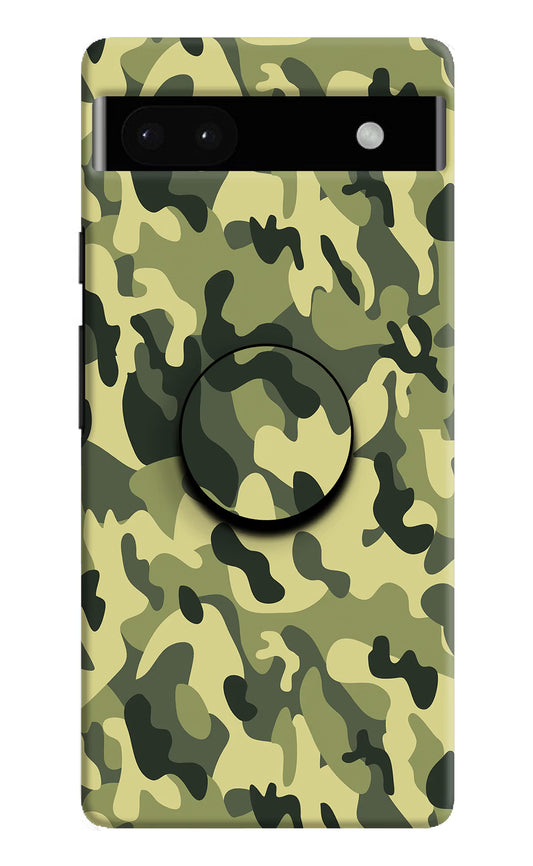 Camouflage Google Pixel 6A Pop Case by Casekaro