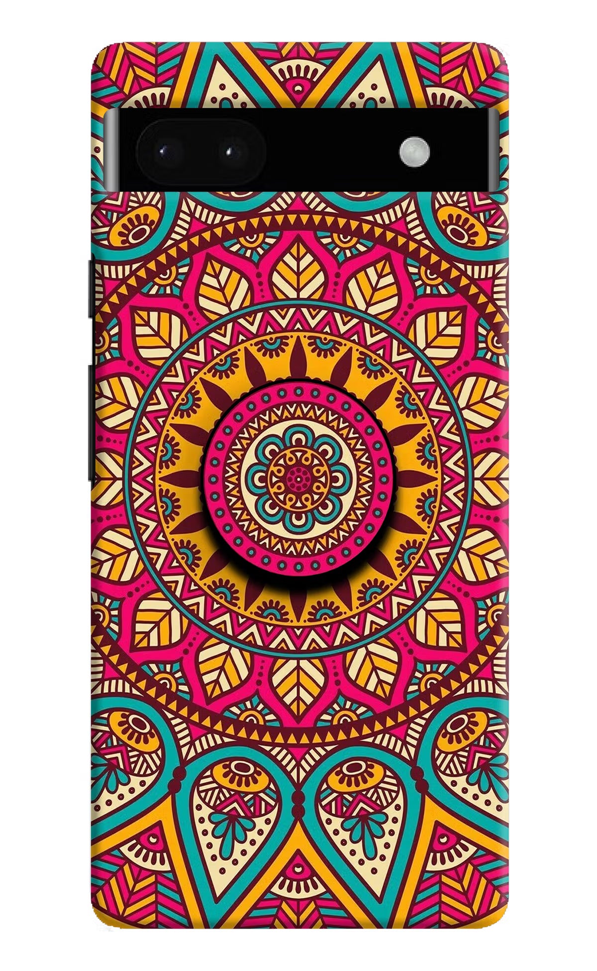 Mandala Google Pixel 6A Pop Case by Casekaro