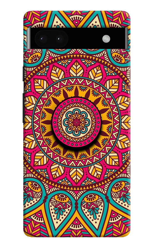 Mandala Google Pixel 6A Pop Case by Casekaro
