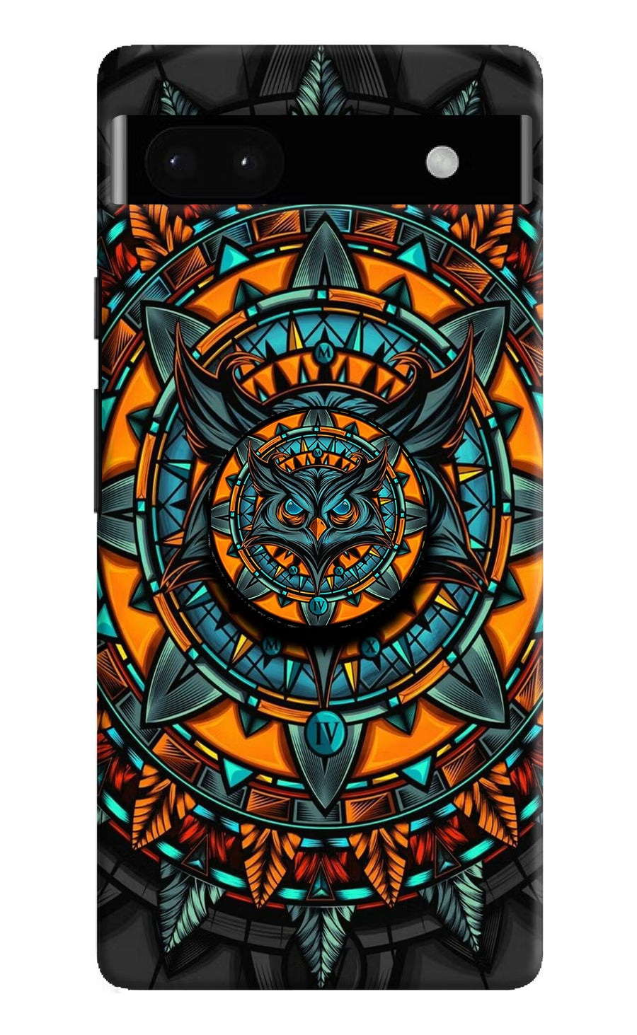 Angry Owl Google Pixel 6A Pop Case, Hard case