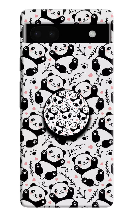 Cute Panda Google Pixel 6A Pop Case by Casekaro