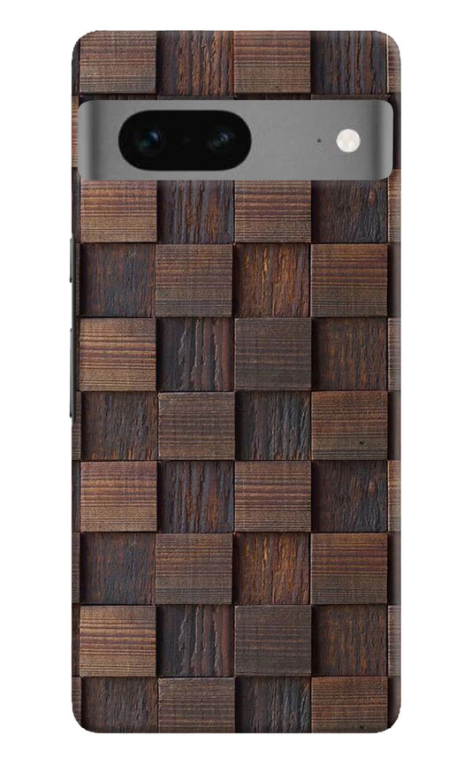 Wooden Cube Design Google Pixel 7 Hard Case Back Cover by Casekaro