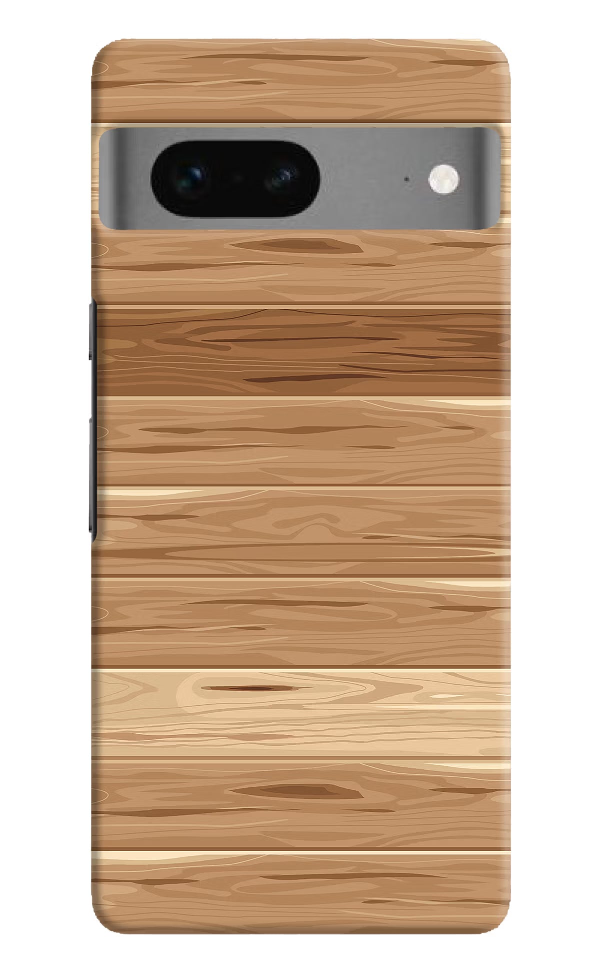 Wooden Vector Google Pixel 7 Hard Case Back Cover by Casekaro
