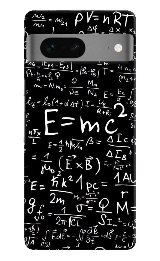 Physics Formula Google Pixel 7 Hard Case Back Cover by Casekaro