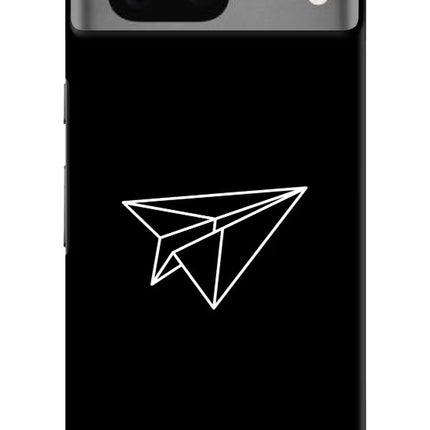 Paper Plane White Google Pixel 7 Hard Case Back Cover by Casekaro