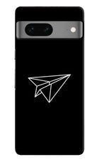 Paper Plane White Google Pixel 7 Hard Case Back Cover by Casekaro