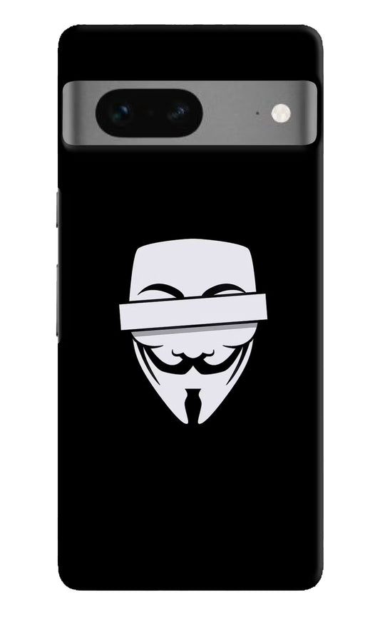 Anonymous Face Google Pixel 7 Hard Case Back Cover by Casekaro