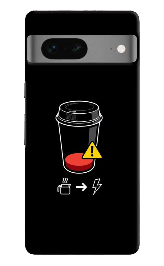 Coffee Google Pixel 7 Hard Case Back Cover by Casekaro