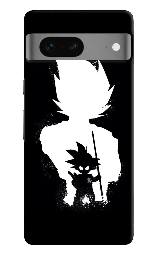Goku Shadow Google Pixel 7 Hard Case Back Cover by Casekaro