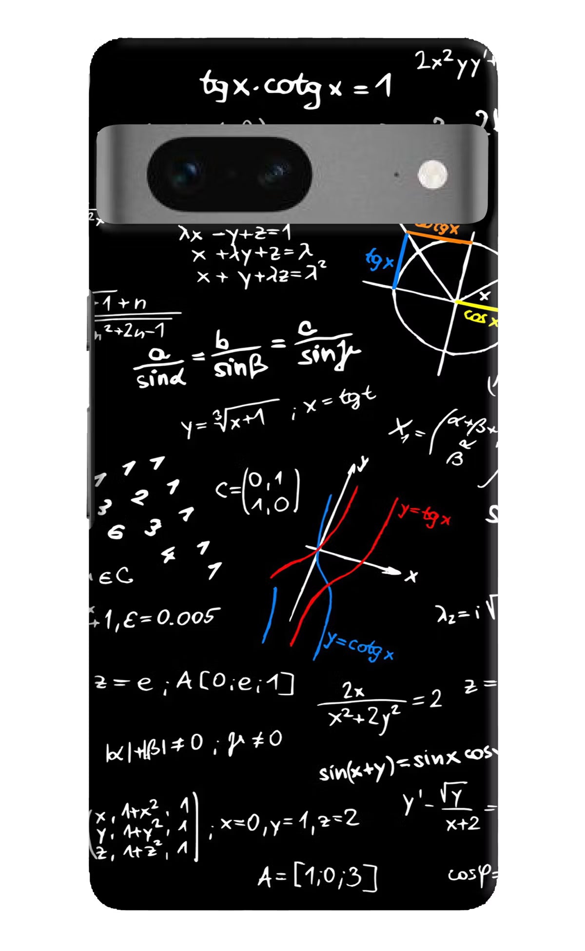 Mathematics Formula Google Pixel 7 Hard Case Back Cover by Casekaro